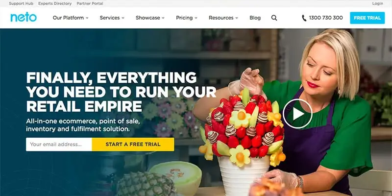 Neto homepage